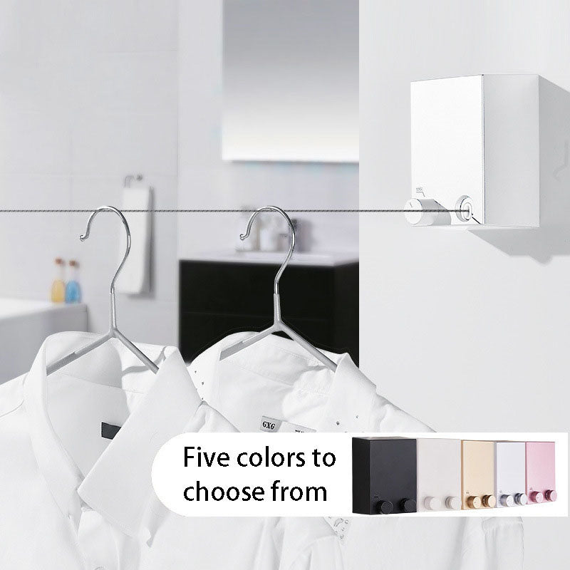 Telescopic Clothesline Clothes Drying Rope - Adjustable Retractable Line