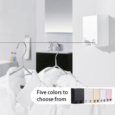 Telescopic Clothesline Clothes Drying Rope - Adjustable Retractable Line